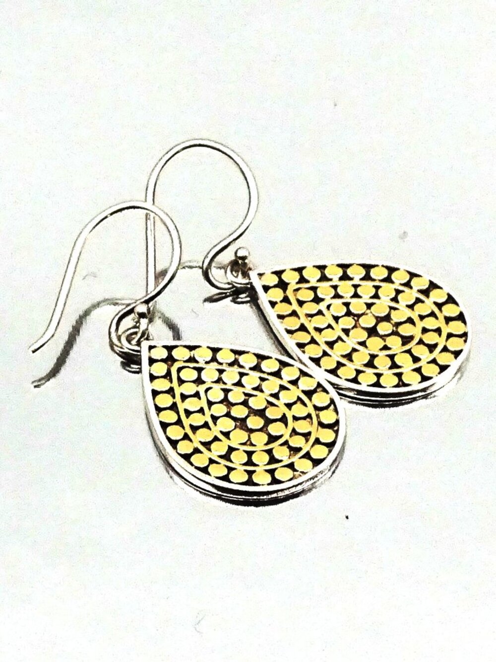 ANNA BECK Dot Collection Sterling Silver 18K Gold Plated Teardrop Earrings